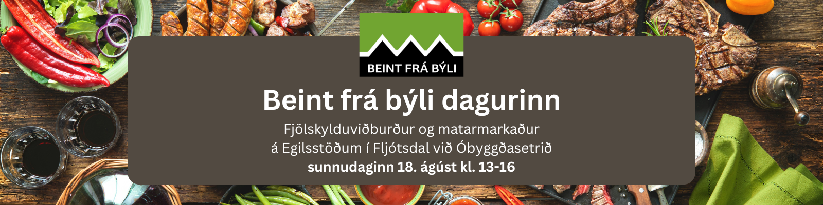 Beint frá býli dagurinn - ágúst 2024