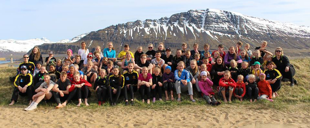 Slútt yngri flokka í blaki á nesk